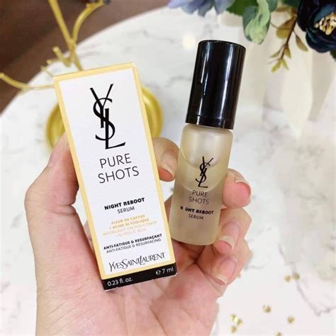 ฟื้นบำรุงผิวด้วย YSL PURE SHOTS NIGHT REBOOT 